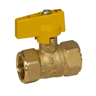 FF NPT heavy gas ball valve with aluminum small lever handle