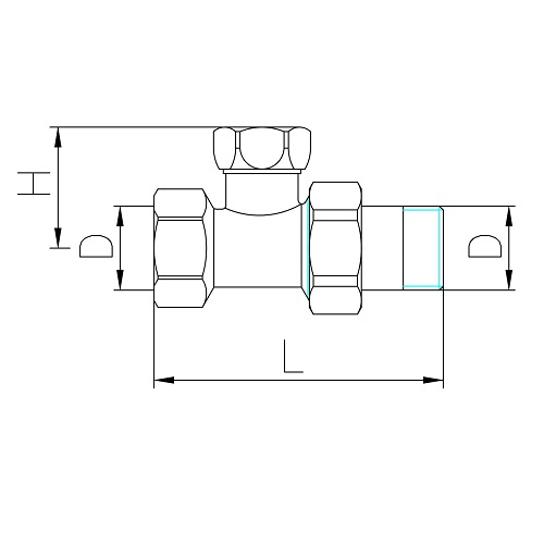 Scheda tecnica - Detentore dritto tipo per tubo ferro