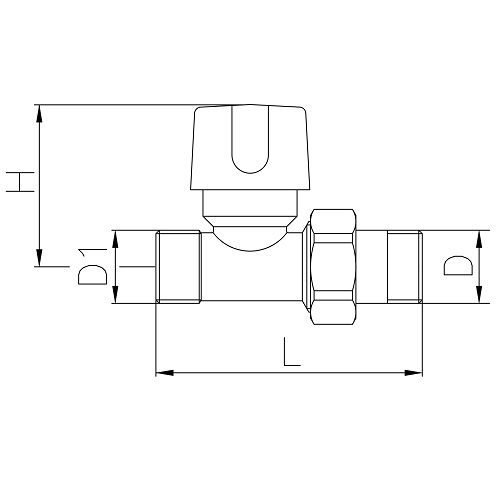 Scheda tecnica - Straight thermostatic radiator valve for copper, multilayer and Pex