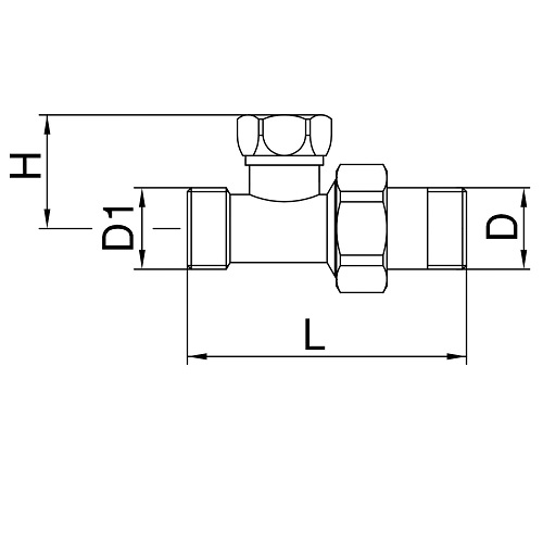 Scheda tecnica - Straight lockshieldvalve for copper, multilayer and Pex pipe