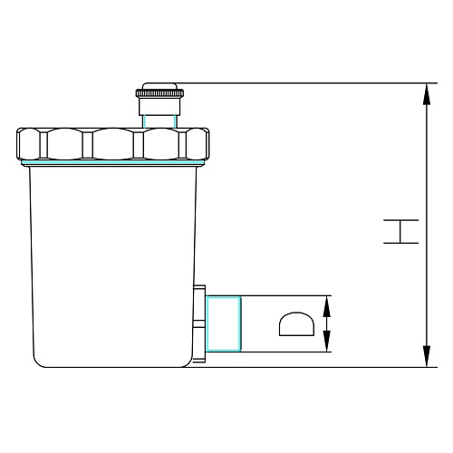 Scheda tecnica - Automatic air discharge valve with side connection