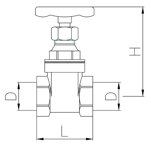 Scheda tecnica - Saracinesca FF PN10