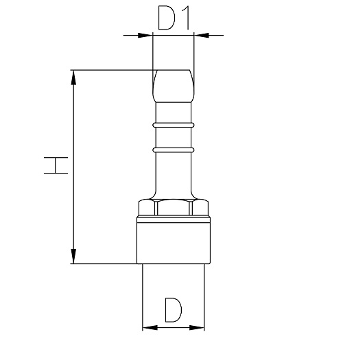 Scheda tecnica - Female hose union, UNI standard