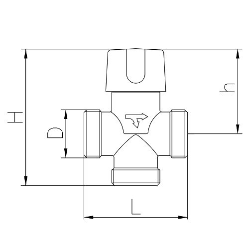 Scheda tecnica - 3 ways zone/fan coil valve