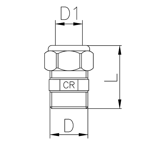 Scheda tecnica - Straight male coupling DZR brass