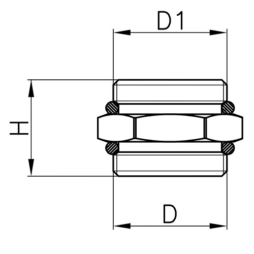 Scheda tecnica - Nipplo con OR