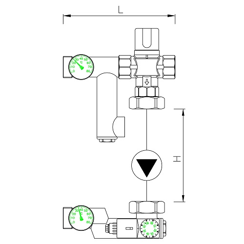 Scheda tecnica - Fixed point regulation kit low temperature
