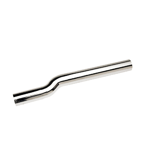 Tubo scarico eccentrico cromato