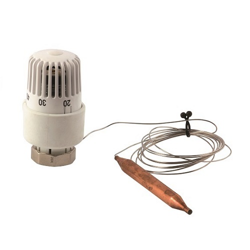 Thermostatic head, with probe %>