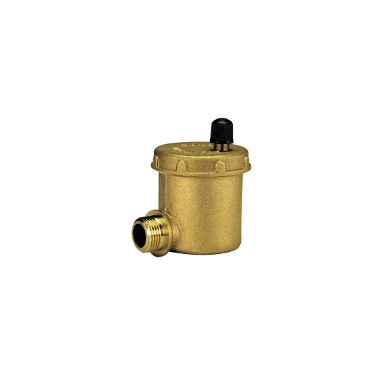 Automatic air discharge valve with side connection %>