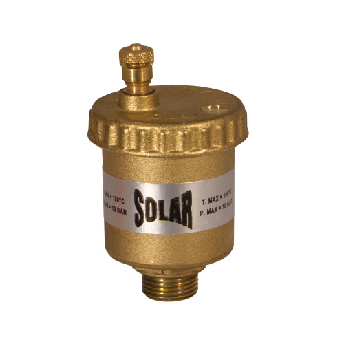 Automatic air discharge valve for solar systems %>