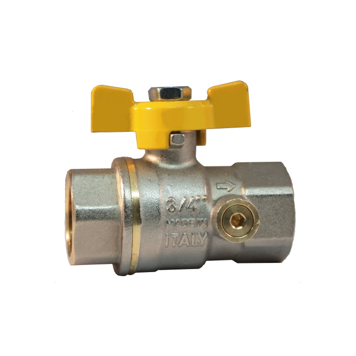 FF ball valve with pressure gage port %>