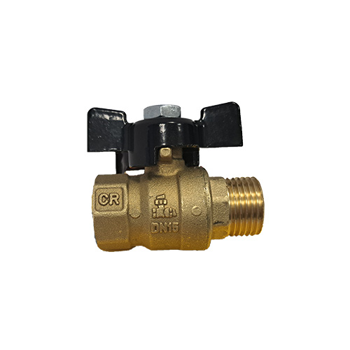 MF DZR brass ball valve PN25, butterfly handle %>