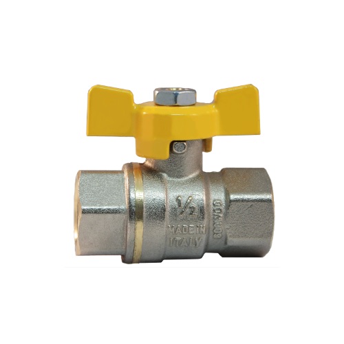 FF heavy full bore gas ball valve with butterfly handle %>
