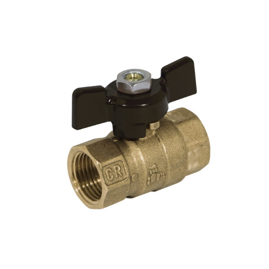 FF DZR brass ball valve PN25, butterfly handle %>
