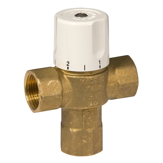 3 ways thermostatic mixing valve with female connection