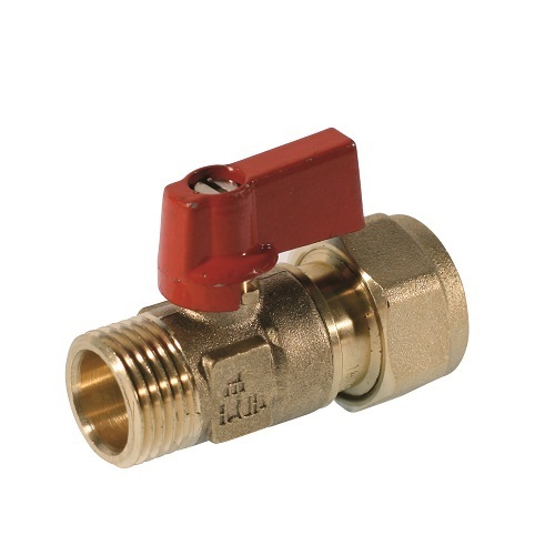 Ball valve male connection multilayer pipe, aluminum handle %>