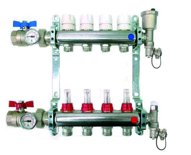 FF manifolds therm. valves and flowmeters, valves, discharge %>