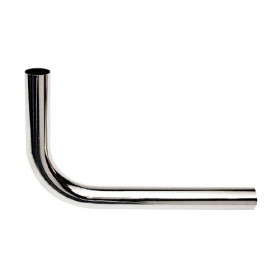 Elbow chrome-plated brass tube