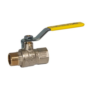 MF gas ball valve with lever handle