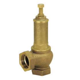 Brass angle limiting pressure valve