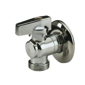 Angle ball valve for washing-machine with rosette