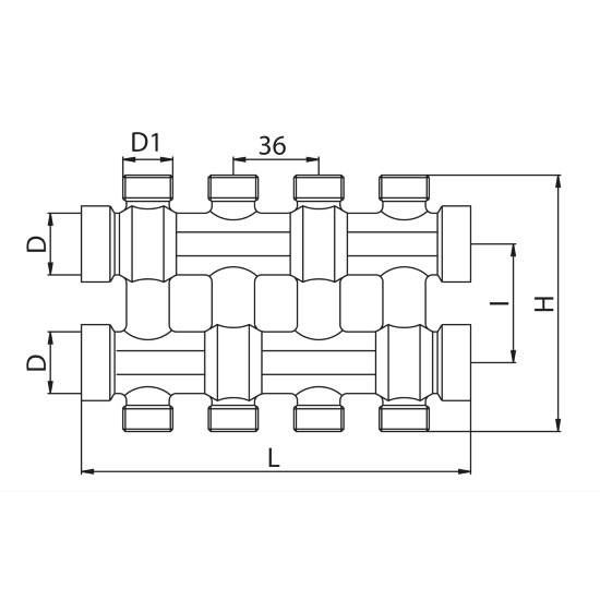 Scheda tecnica - Double pattern manifold