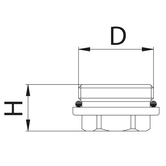 Scheda tecnica - Male plug with O-Ring for manifold