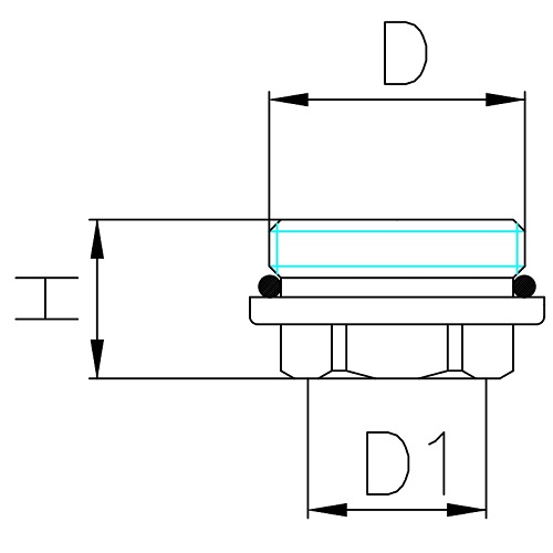 Scheda tecnica - Male-female reducing plug withO-ring for manifold