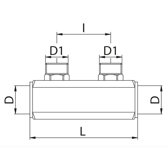 Scheda tecnica - Brass bar manifold with 3/4 male outlets, type Euroconus