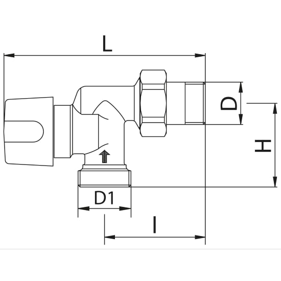 Scheda tecnica - Valvola radiatore reverso termotermostatizzabile tubo rame