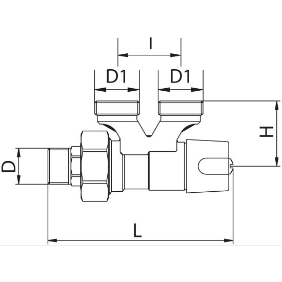 Scheda tecnica - Valvola manuale monotubo 4 vie attacco 24x19