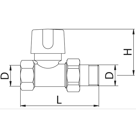 Scheda tecnica - Straight thermostatic radiator valve for iron pipe