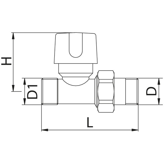 Scheda tecnica - Straight thermostatic radiator valve copper pipe