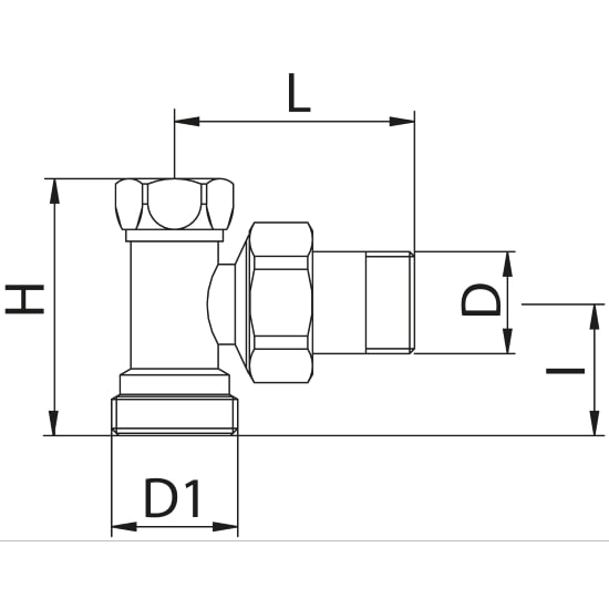 Scheda tecnica - 24x19 angle lockshield valve for copper pipe