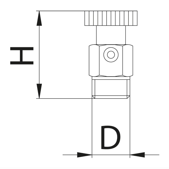 Scheda tecnica - Air discharge valve with OR and brass handle