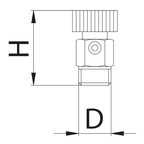 Scheda tecnica - Air discharge valve with plastic handle