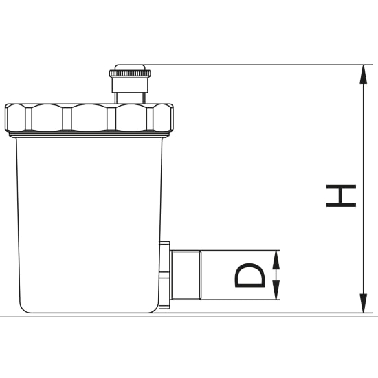 Scheda tecnica - Automatic air discharge valve with side connection