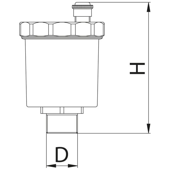 Scheda tecnica - Automatic air discharge valve for solar systems