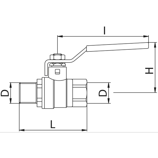 Scheda tecnica - MF heavy full bore gas ball valve with lever handle