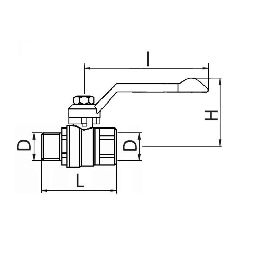 Scheda tecnica - MF full bore ball valve PN 40 with lever handle