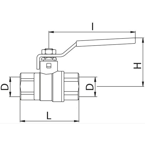 Scheda tecnica - FF heavy full bore gas ball valve with lever handle