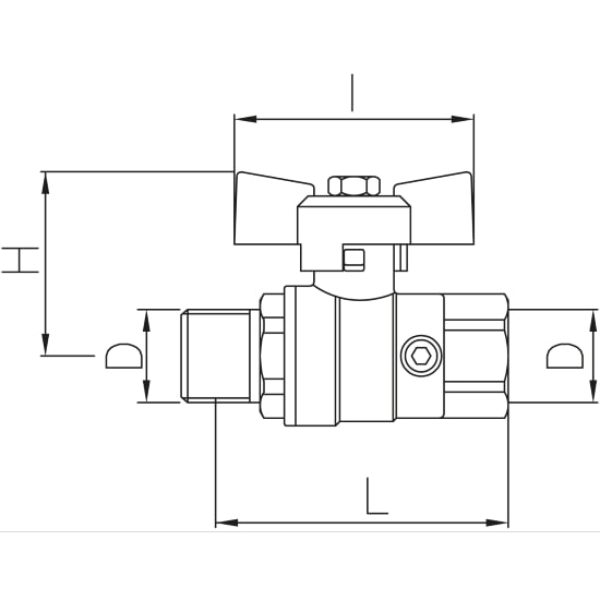 Scheda tecnica - MF ball valve with pressure gage port