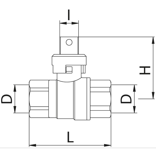 Scheda tecnica - FF full bore ball valve with square lock shield handle