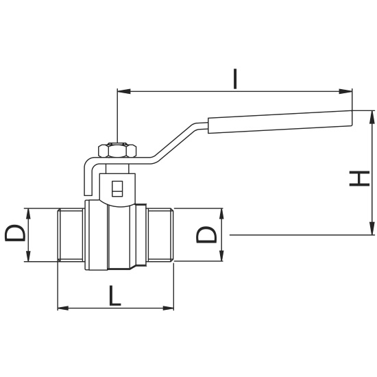 Scheda tecnica - Solder ball valve PN25 with lever handle