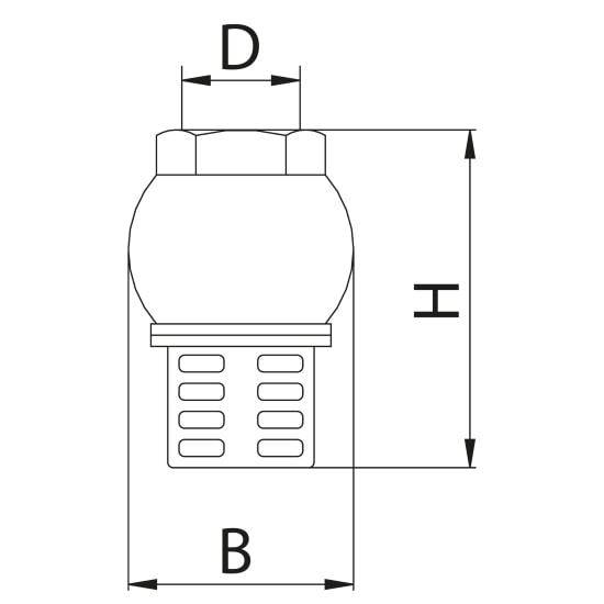 Scheda tecnica - Foot valve with plate in brass