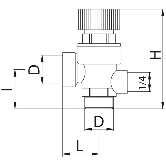 Scheda tecnica - Safety valve male connection, with manometer connection