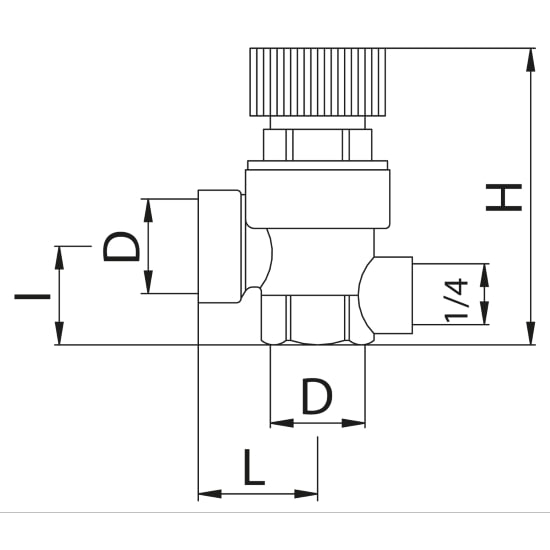 Scheda tecnica - Safety valve female connection, with manometer connection