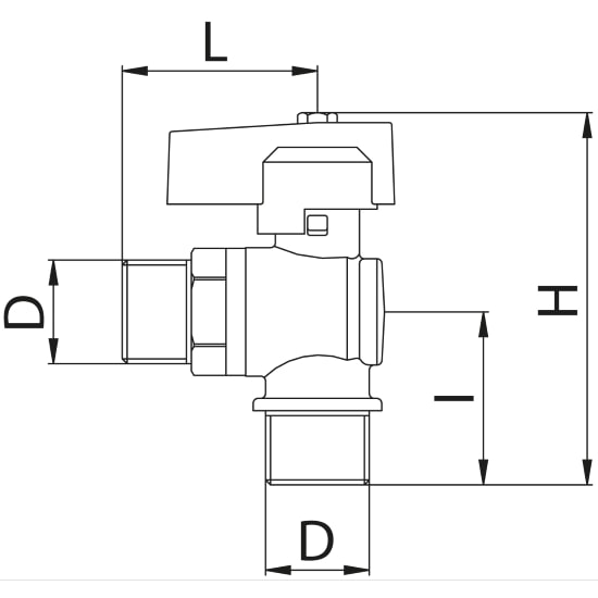 Scheda tecnica - MM angle ball valve