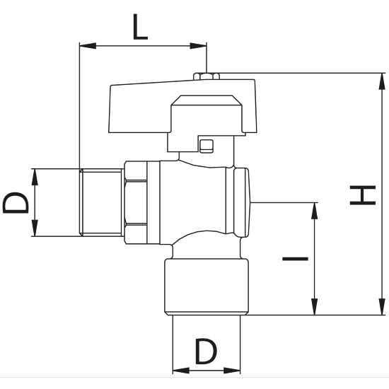 Scheda tecnica - MF angle ball valve